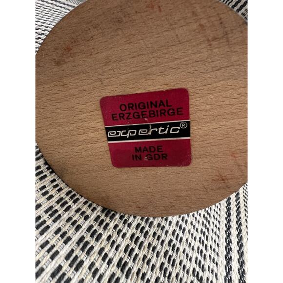 VINTAGE Wooden Erzgebirgischer Nussknacker GDR Expertic Nutcracker 13.5” - Picture 7 of 7